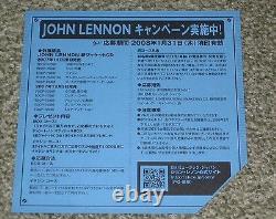 $0 ship! THE BEATLES Japan 10 x mini LP CD & PROMO box JOHN LENNON card sleeve