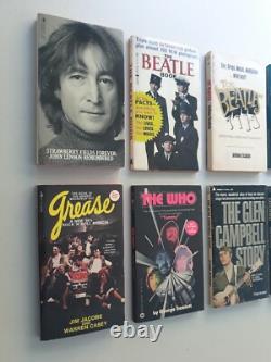 10 Vintage Music Paperbacks, The Beatles, The Who, John Lennon, Satchmo, Etc