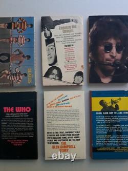 10 Vintage Music Paperbacks, The Beatles, The Who, John Lennon, Satchmo, Etc
