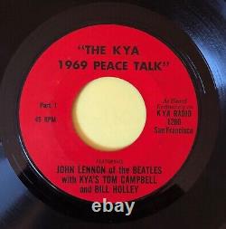 1260 Kya Radio, San Francisco 1969 Peace Talk John Lennon Interview Mint