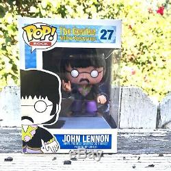 12 John Lennon Funko Pop Rock Vaulted #27 The Beatles Yellow Submarine