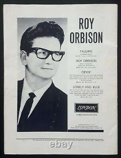1963 THE BEATLES fully signed autographed programme Roy Orbison tour John Lennon