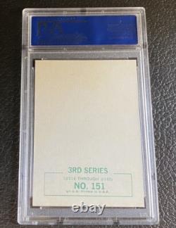 1964 Beatles B&W 3rd Series PSA 9 Paul McCartney John Lennon 151 Mint Card Topps