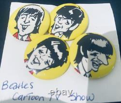 1964 Beatles Bank / 1965 Whistle / 1966 Yellow Submarine Pin John Lennon & More
