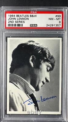 1964 Beatles Black and White 2nd Series J. LENNON #99 POP 11