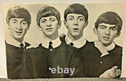 1964 Beatles Cardboard Store Display Vintage John Lennon Paul McCartney Fab 4