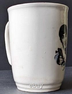 1964 Beatles Mug Made In England Vintage Fab 4 John Lennon Paul McCartney