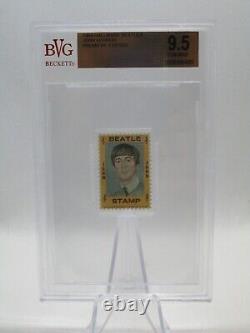 1964 Hallmark BEATLES Stamp John Lennon BGS 9.5 GEM MINT