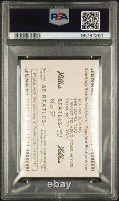 1964 Hellas Jenkki Beatles John Lennon #57 PSA 6 POP 1. NONE HIGHER