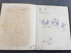 1964 JOHN LENNON IN HIS OWN WRITE Book Signed By All 4 BEATLES withSKETCH DRAWING