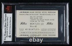 1964 Jenkki Hellas Beatles Gum John Lennon #40 BVG 5 f5h