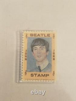 1964 John Lennon Hallmark Beatles Stamp WCG Graded GEM-MINT 10 GRADE