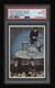 1964 John Lennon Speaking Paul George Ringo PSA 8 Topps Beatles Color #50 NICE