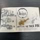 1964 NEMS Beatles Tie Tack Pin On Card John Lennon Paul George Ringo Rare