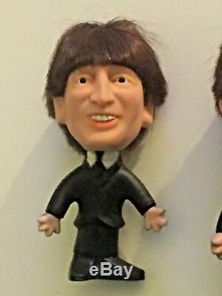 1964 Remco Beatles Set 4 Figures John Lennon Paul McCartney George Ringo Starr