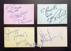 1964 THE BEATLES full set autographs + Cliff Richard signed JOHN LENNON HARRISON