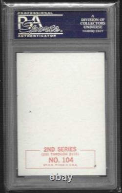 1964 TOPPS BEATLES 2nd SER. # 104 John LENNON HOLDING JULIAN PSA 8 NM-MINT