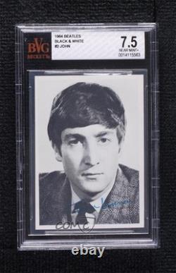 1964 Topps Beatles 1st Series The Beatles John Lennon #2 BVG 7.5 ne4