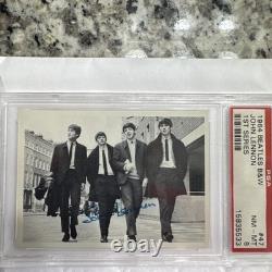 1964 Topps Beatles B&W # 47 JOHN LENNON Series 1 PSA 8