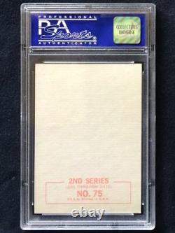 1964 Topps Beatles B & W John Lennon 2nd Series #75 PSA 8 NM/MT