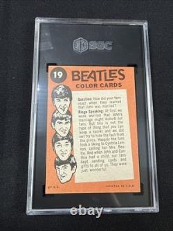 1964 Topps Beatles Color #19 SGC 9 Mint John Lennon