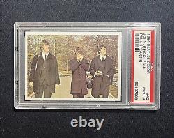 1964 Topps Beatles Color #40 PSA 9 Mint Paul Speaking John Lennon McCartney