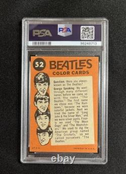 1964 Topps Beatles Color #52 PSA 9 Mint John Lennon Ringo Starr Paul McCartney