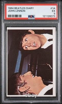 1964 Topps Beatles Diary John Lennon #1A PSA 5 (EX)
