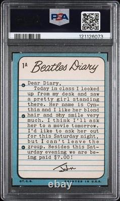 1964 Topps Beatles Diary John Lennon #1A PSA 5 (EX)