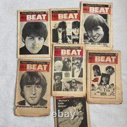 1965 1966 KRLA Beat Magazine John Lennon Beatles Newpaper Mick Jagger LOT of 11