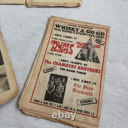 1965 1966 KRLA Beat Magazine John Lennon Beatles Newpaper Mick Jagger LOT of 11