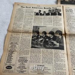 1965 1966 KRLA Beat Magazine John Lennon Beatles Newpaper Mick Jagger LOT of 11