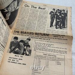 1965 1966 KRLA Beat Magazine John Lennon Beatles Newpaper Mick Jagger LOT of 11