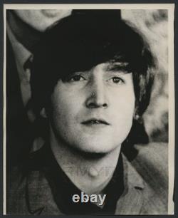 1965 John Lennon, The Beatles in New York Portrait Photo by Oscar Abolafia