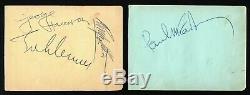 1965 THE BEATLES full set of autographs whilst filming HELP! Signed John Lennon
