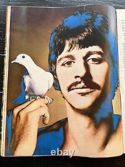 1968 LOOK Magazine Beatles John Lennon Includes Full Poster Complete