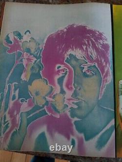 1968 LOOK Magazine John Lennon Beatles Pull Out Poster Portfolio Richard Avedon