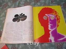 1968 Look Magazine Psychedelic John Lennon Avedon Newstand Issue Beatles Poster