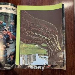 1968 RARE BEATLES EYE MAGAZINE JOHN LENNON COVER withDYLAN POSTER-GREAT SHAPE