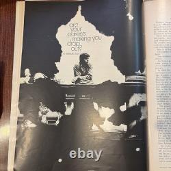 1968 RARE BEATLES EYE MAGAZINE JOHN LENNON COVER withDYLAN POSTER-GREAT SHAPE