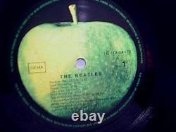 1968 THE BEATLES WHITE ALBUM GERMANY 1C 172-04 174, Poster & 4 Photos, john lennon