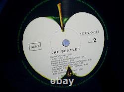 1968 THE BEATLES WHITE ALBUM GERMANY 1C 172-04 174, Poster & 4 Photos, john lennon