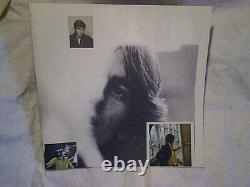 1968 THE BEATLES WHITE ALBUM GERMANY 1C 172-04 174, Poster & 4 Photos, john lennon