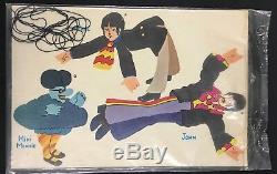 1968 Yellow Submarine Mobile Original Packaging The Beatles John Lennon Vintage