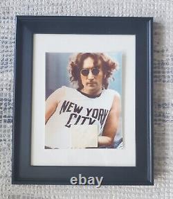1970 Beatles John Lennon Hand Signed Bag One Erotic 7 Litho Large Gallery Framed