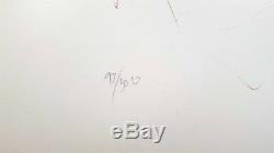 1970 JOHN LENNON hand signed Bag One lithograph autographed 23 x 30 Beatles COA