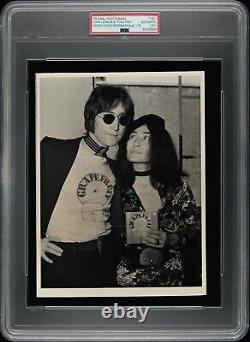 1971 John Lennon & Yoko Ono Type 1 Photo Syndication International 8.5 X 6.5 Psa