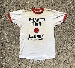 1975 John Lennon Shaved Fish Promo T Shirt beatles vintage