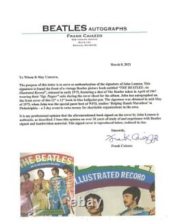 1975 John Lennon Signed The Beatles Book Sgt Peppers Lonely Hearts Club Band BAS