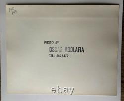 1975 John Lennon & Yoko Ono Leaving Circus, Oscar Abolafia Vintage 1 Photo 8x10